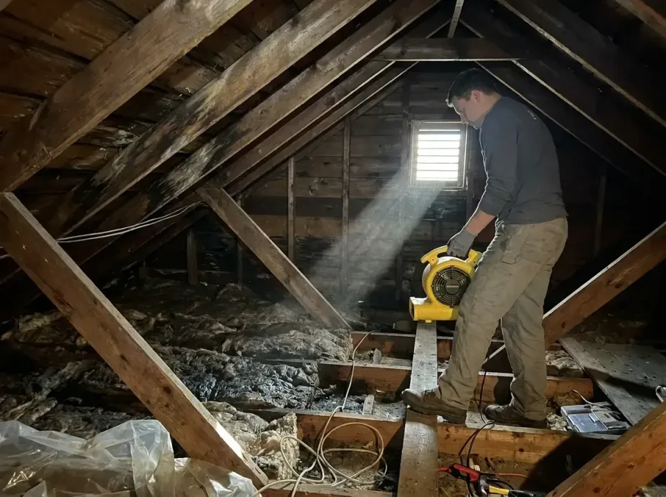 attic-water-damage-drying-proc-007 — frequently asked questions, Emergency Water Extraction & 24/7 Flood Response in Bayport…